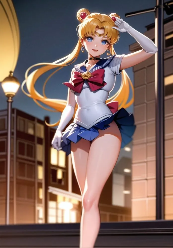 マンコを晒すセーラー戦士