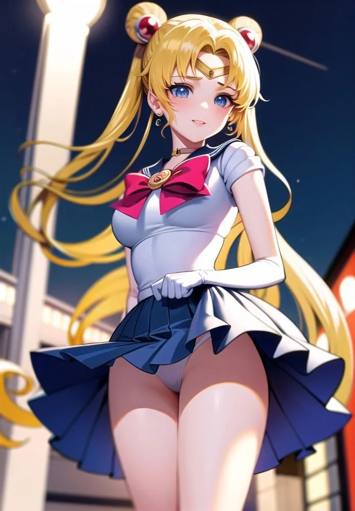 マンコを晒すセーラー戦士