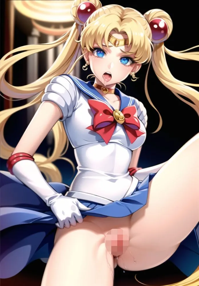 マンコを晒すセーラー戦士