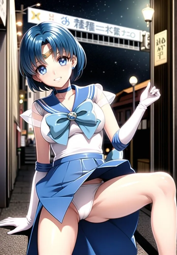 夜街で発情！セーラー戦士