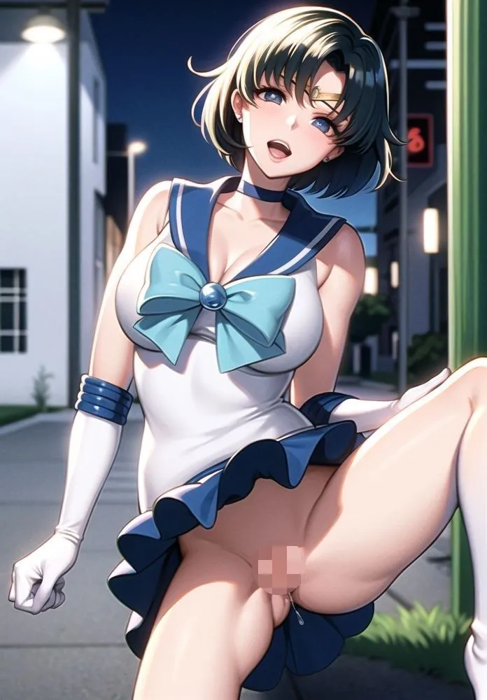 夜街で発情！セーラー戦士