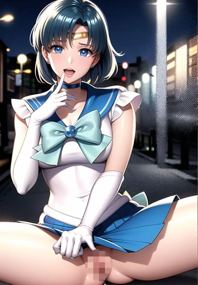 夜街で発情！セーラー戦士