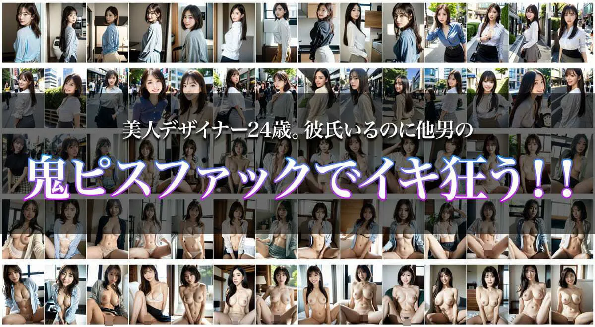 美人デザイナー。彼氏いるのに他男の鬼ピスファックでイキ狂う！！【完堕ちNTR】