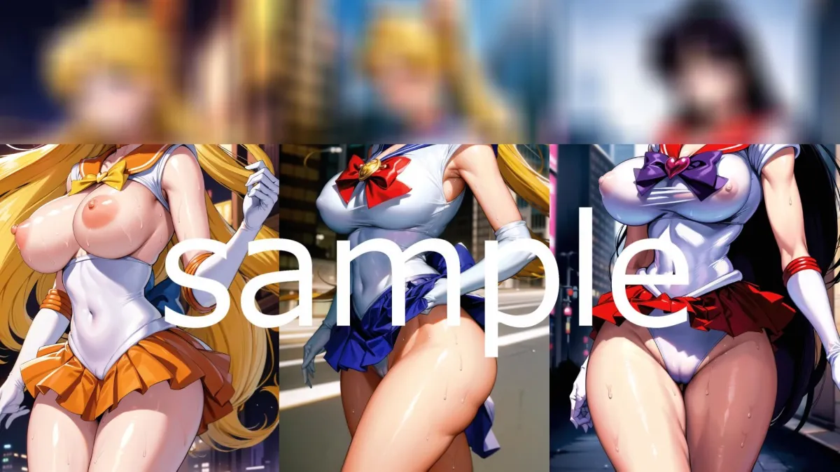 【フルカラー】ハイグレ人間になってしまったセーラー戦士たちvol.6