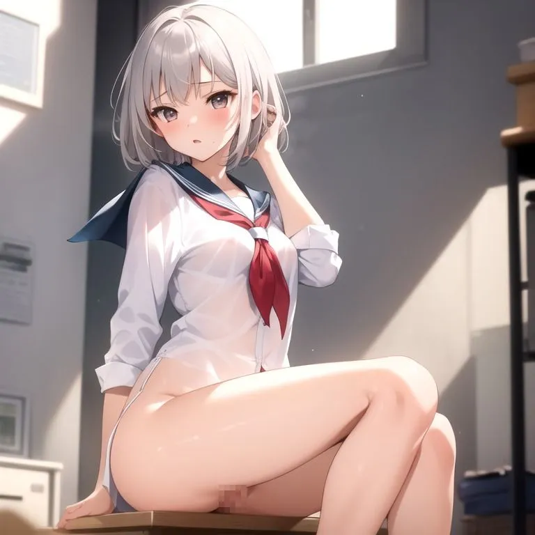 【はだかの下級生】 褒められると断れない下級生に 美術のモデルになってと 1枚ずつ服を脱がしてみた ＃1