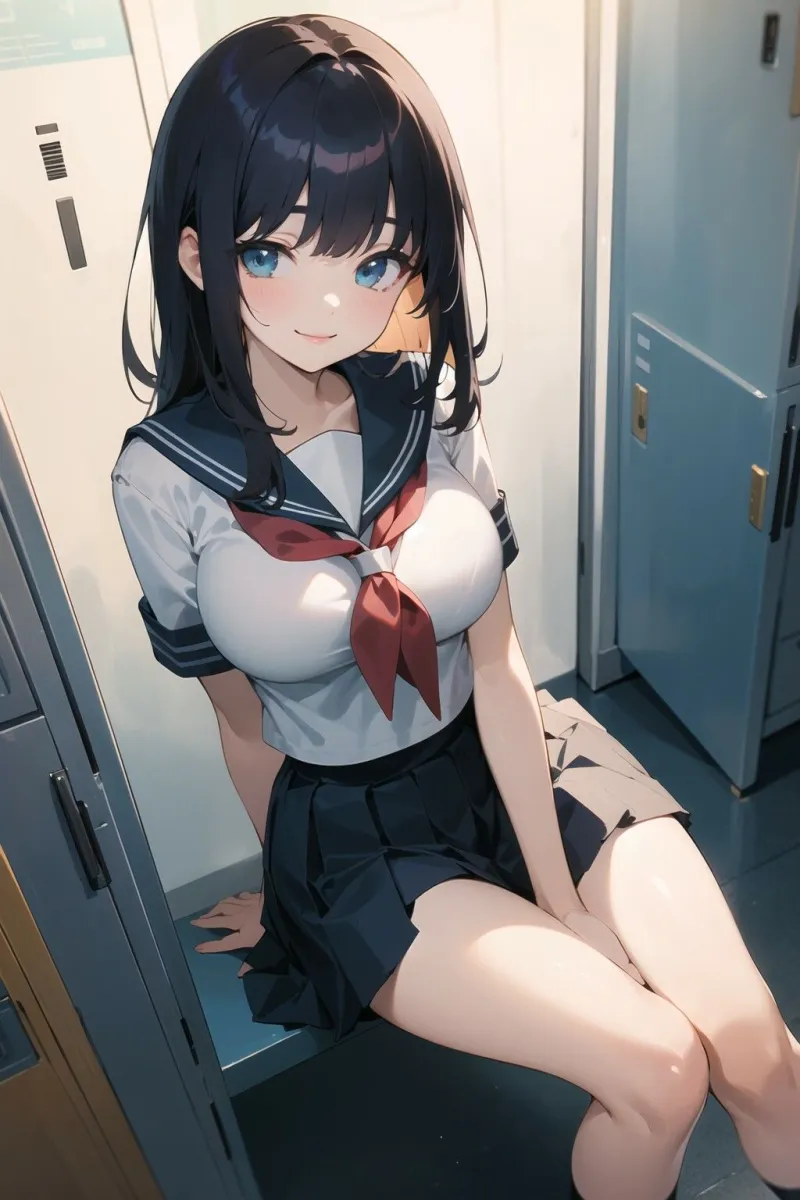 狙われた巨乳女子校生