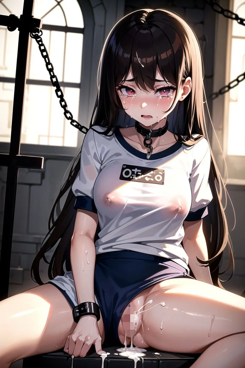 女子校生の濡れた体操服＆ブルマの横から高圧中出し