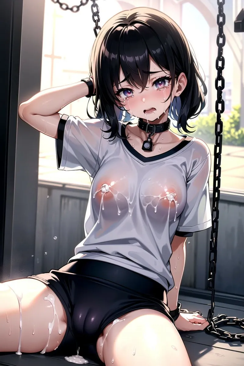 女子校生の濡れた体操服＆ブルマの横から高圧中出し