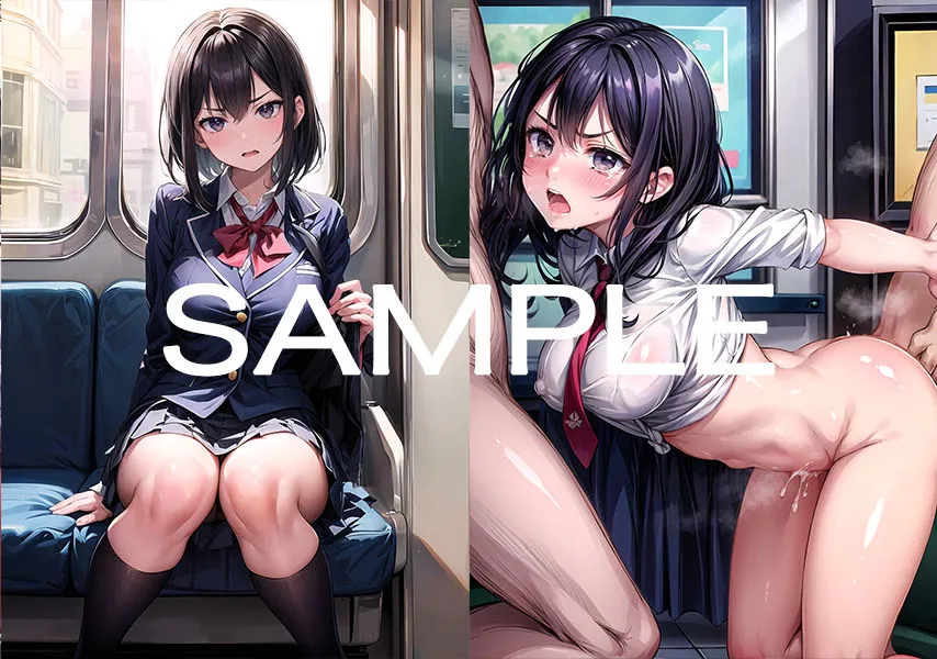 いつも電車にいる女子校生がエロすぎたので、痴漢電車でメチャクチャに・・・？