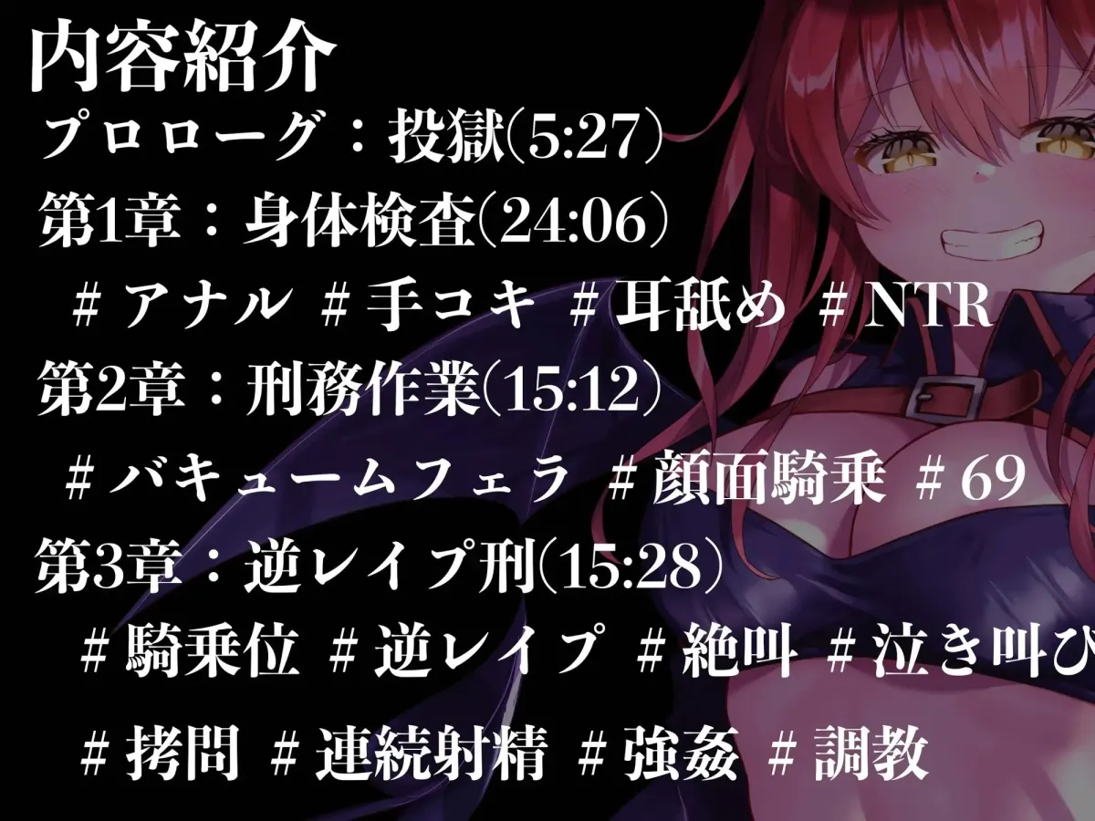 【逆レイプ】【逆転無し】淫魔監獄-サキュバスプリズン-〜冤罪で捕まった僕が収監されたのはサキュバスだらけの刑務所でした〜