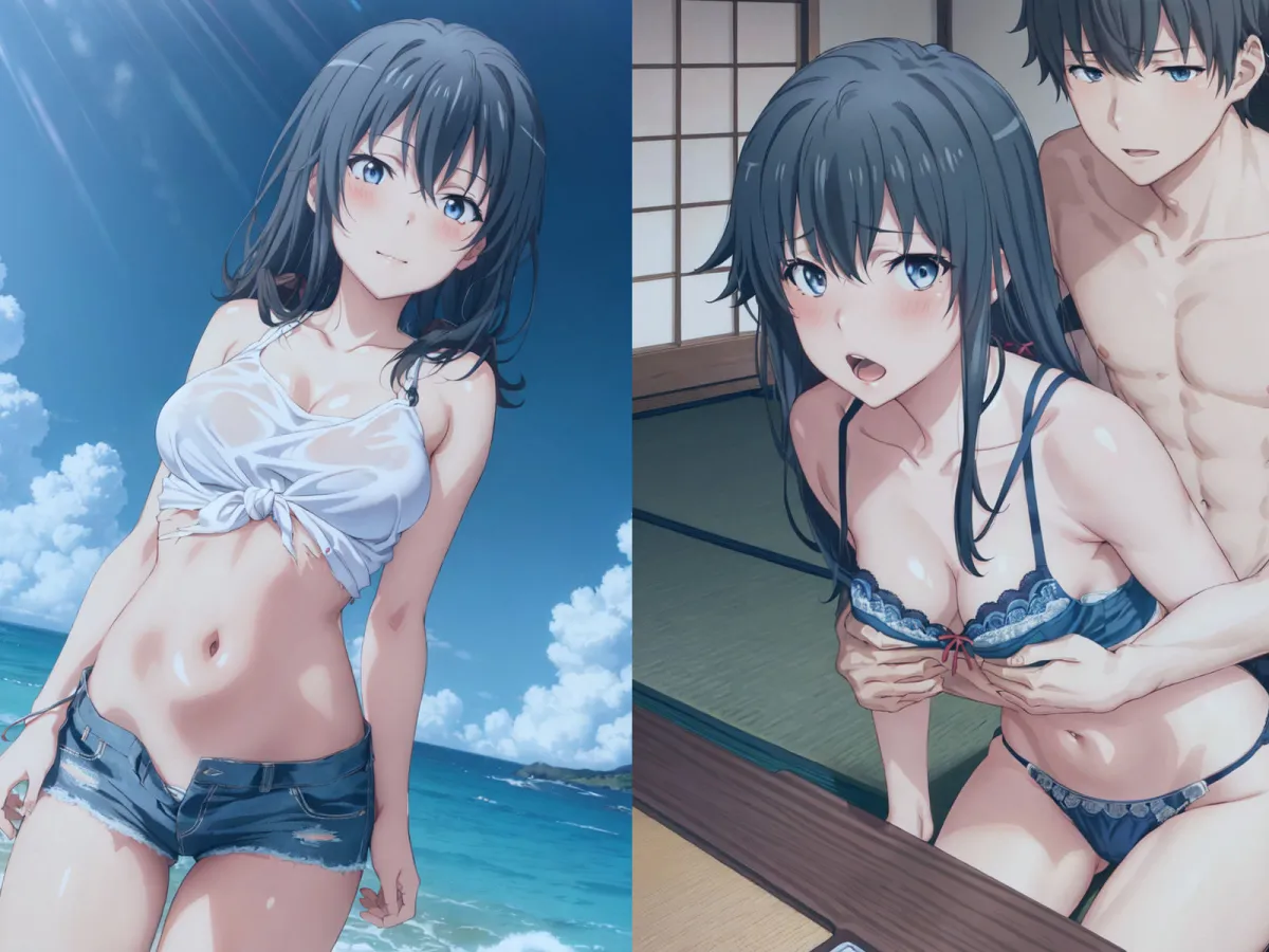 俺ガイル女子を辱め抜いたCG集