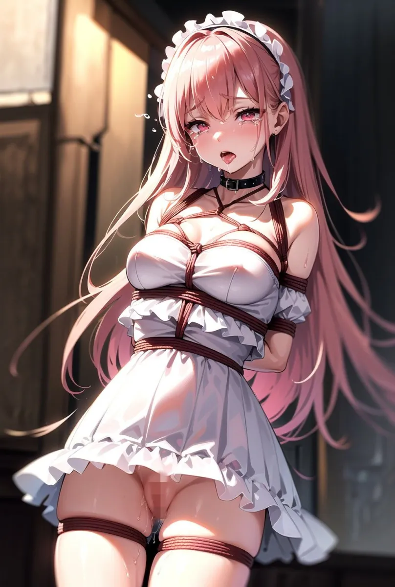 清純女子校生お嬢様が緊縛拘束で絶頂の涙