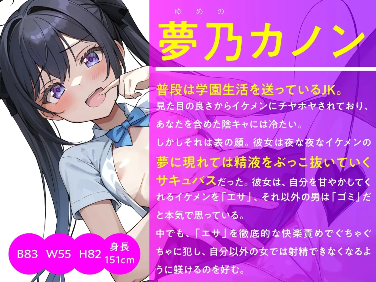 メスガキ淫魔JK 夢魔カノンをお仕置きせよ！