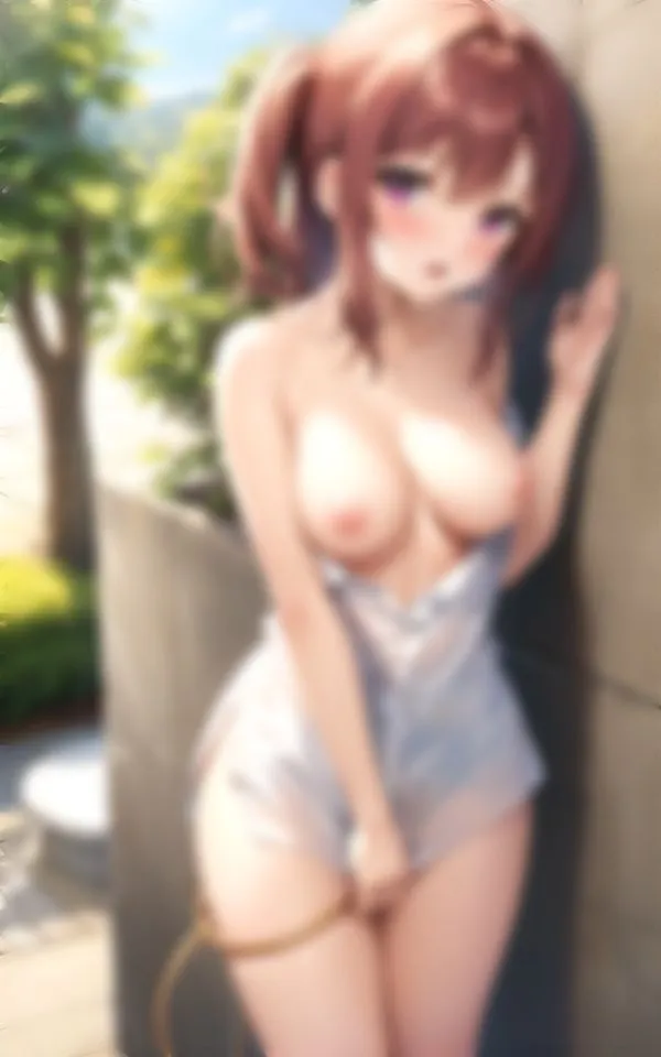 えっち娘xS級全裸お散歩写真集〜たわわ自慢のGカップがポロリ