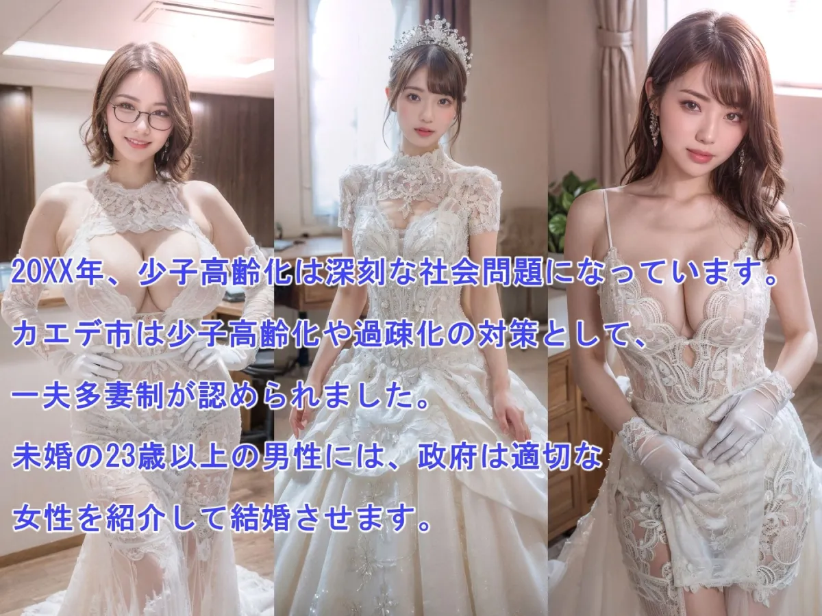 ハーレム婚 一夫多妻の生活 社内婚活【4K超画質】