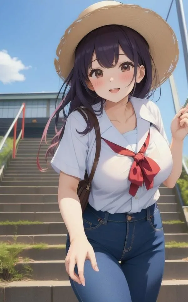 田舎町ではしゃぐ美女をリアル盗撮したら最高だった