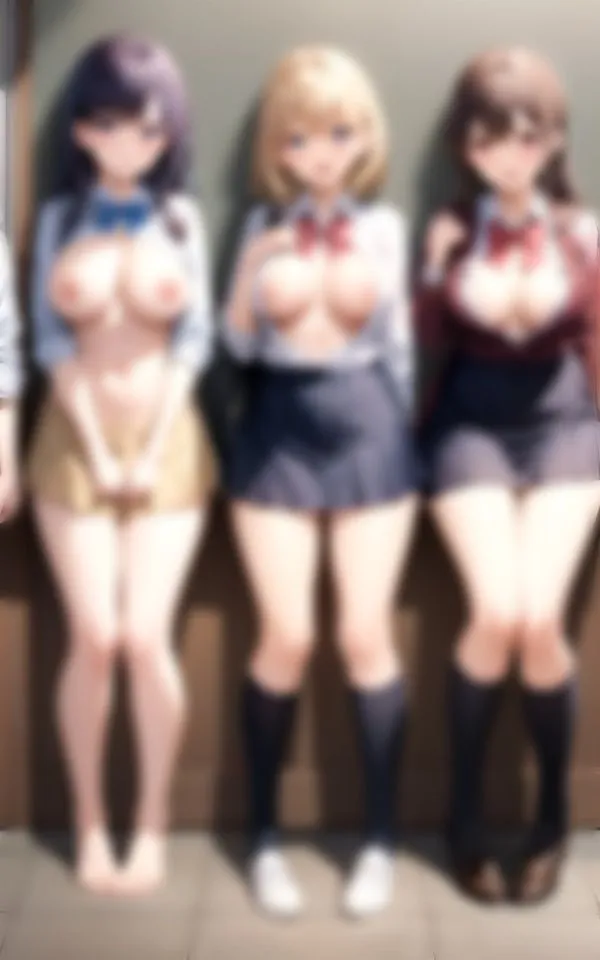 SSS級巨乳の美少女〜みんな裸で集合写真！！みんな一緒ならおっぱいも見せれるよっ