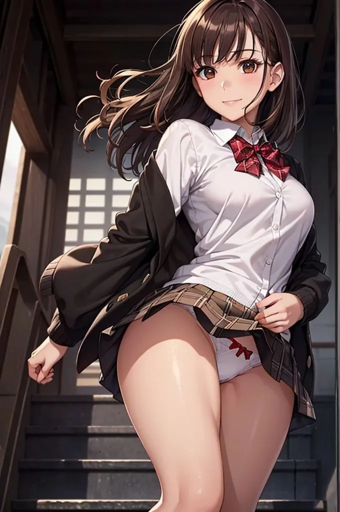 露出美女【妄想イラスト美女図鑑vol.48】