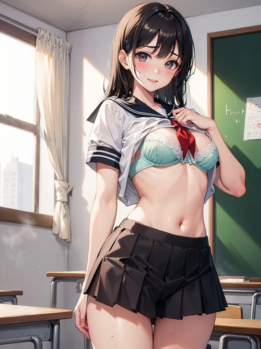 現役JKグラビアアイドルが、同級生男子相手に小遣い稼ぎをするCG集