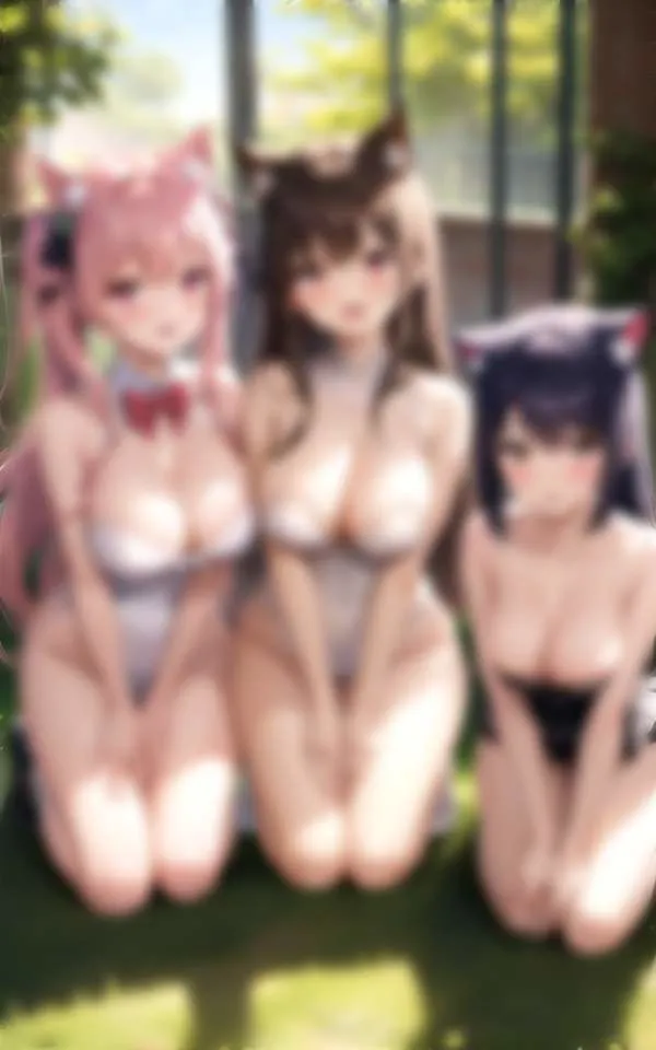 ペット催眠かけられた美少女達 猫耳ペット調教