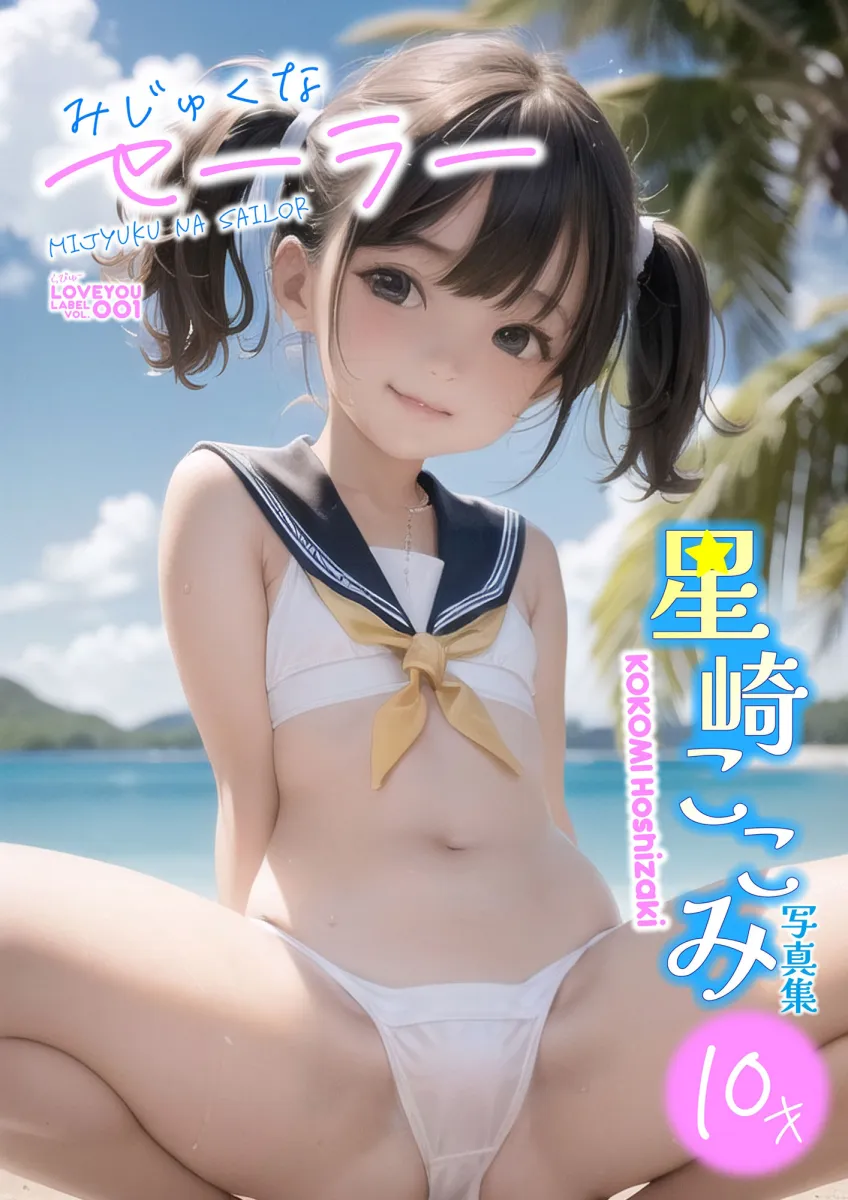 JSアイドル写真集 星崎ここみ みじゅくなセーラー ＋裏画像 【LOVEYOU LABEL VOL.01】