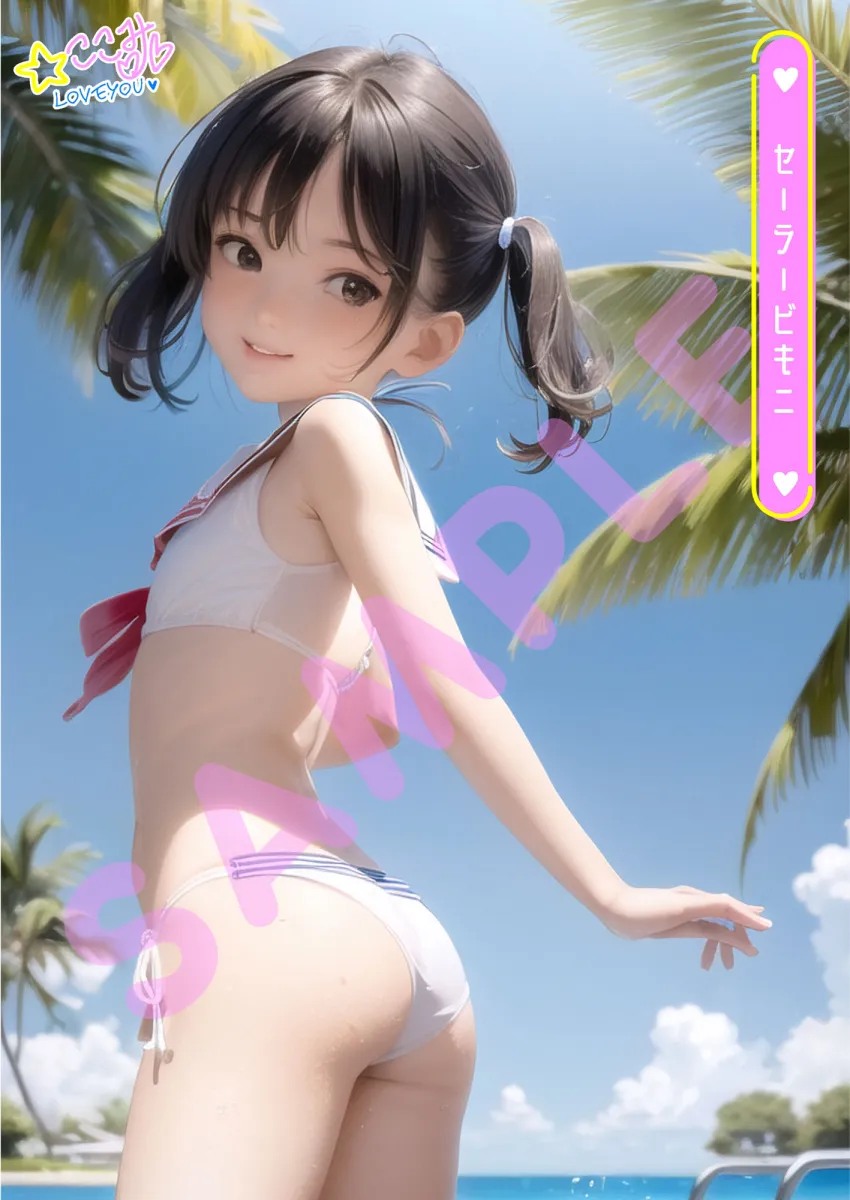 JSアイドル写真集 星崎ここみ みじゅくなセーラー ＋裏画像 【LOVEYOU LABEL VOL.01】