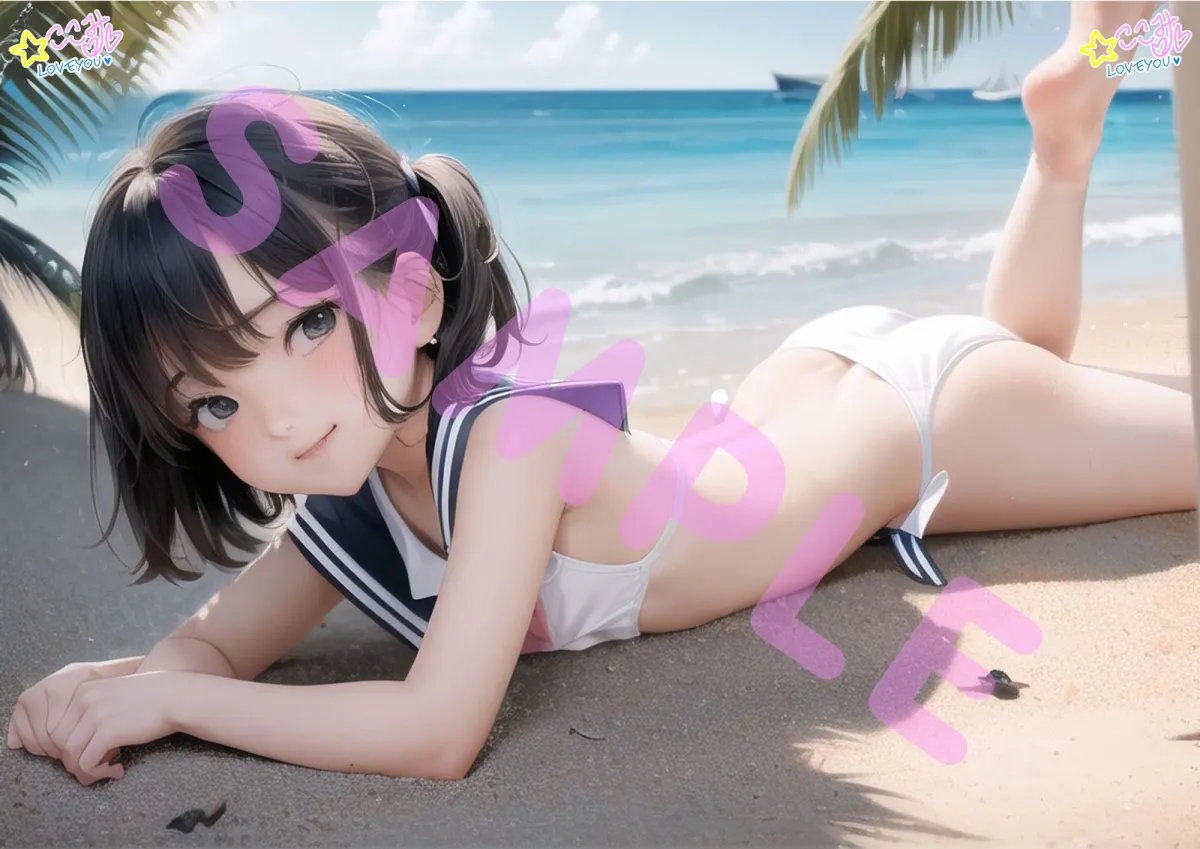 JSアイドル写真集 星崎ここみ みじゅくなセーラー ＋裏画像 【LOVEYOU LABEL VOL.01】