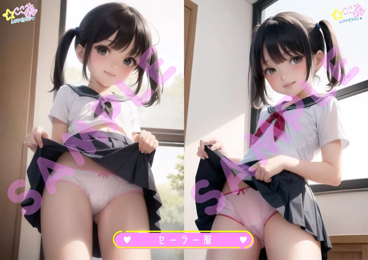 JSアイドル写真集 星崎ここみ みじゅくなセーラー ＋裏画像 【LOVEYOU LABEL VOL.01】