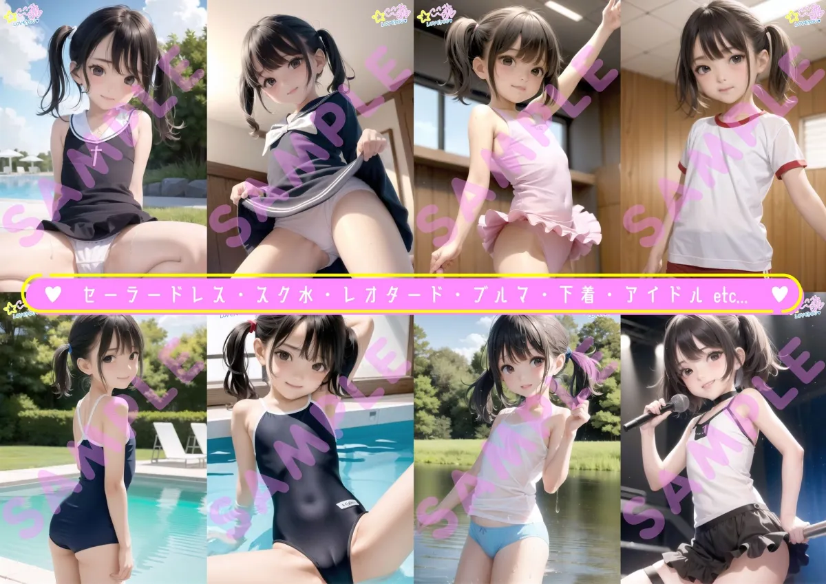 JSアイドル写真集 星崎ここみ みじゅくなセーラー ＋裏画像 【LOVEYOU LABEL VOL.01】