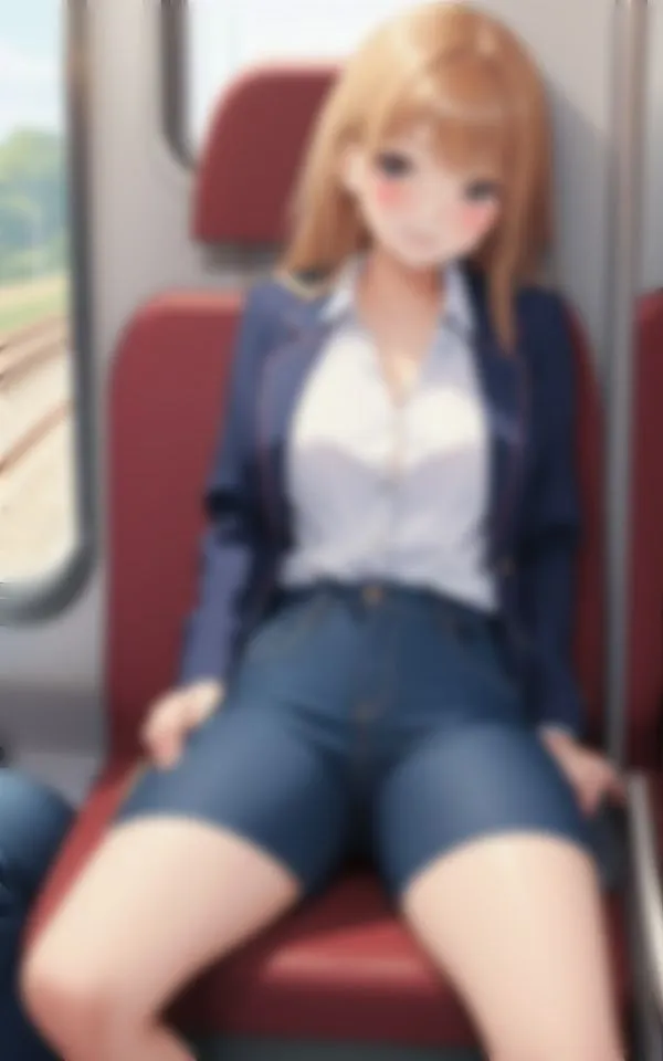 えろい彼女と初デート〜電車妄想編