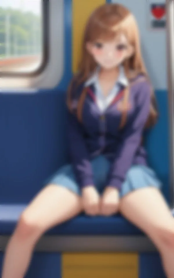 えろい彼女と初デート〜電車妄想編