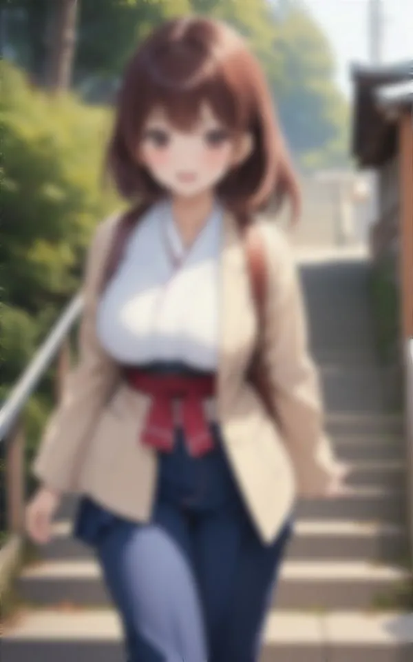 巨乳彼女と羞恥デートへ〜はみ出るおっぱいに周りの視線の的に...