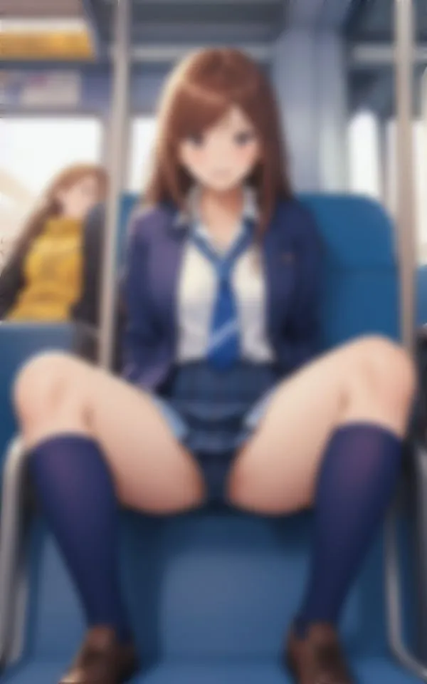 通学電車で会う...あの娘はなんで足をM字にしらいているのだろう...