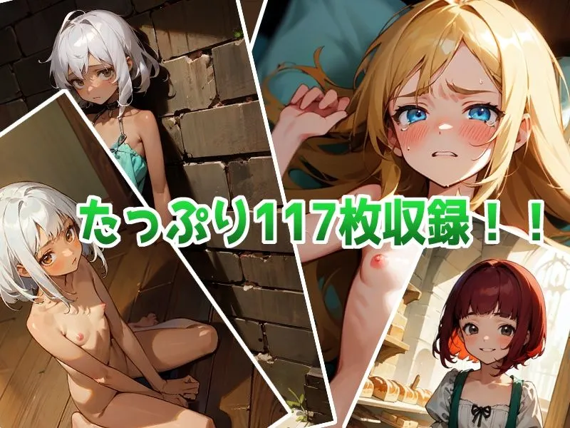 華奢で肉付きがよくない女の子を奴隷市場で買ってきた