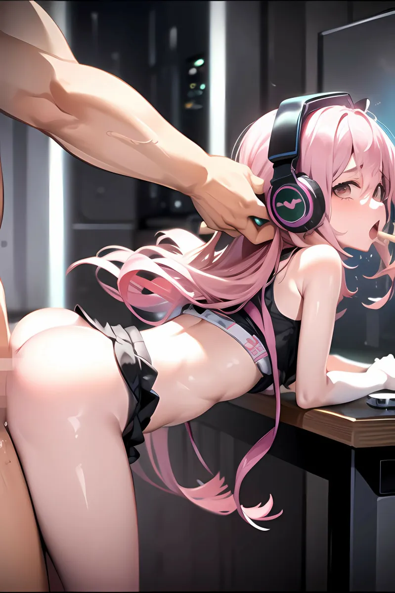 【ピンク髪ゲーマー女子校生】緊縛拘束され強制高圧中出し