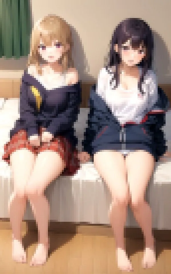 幼馴染と隠れエッチ