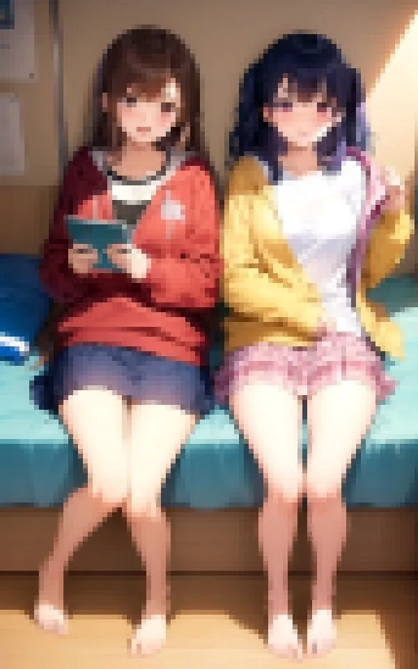 幼馴染と隠れエッチ