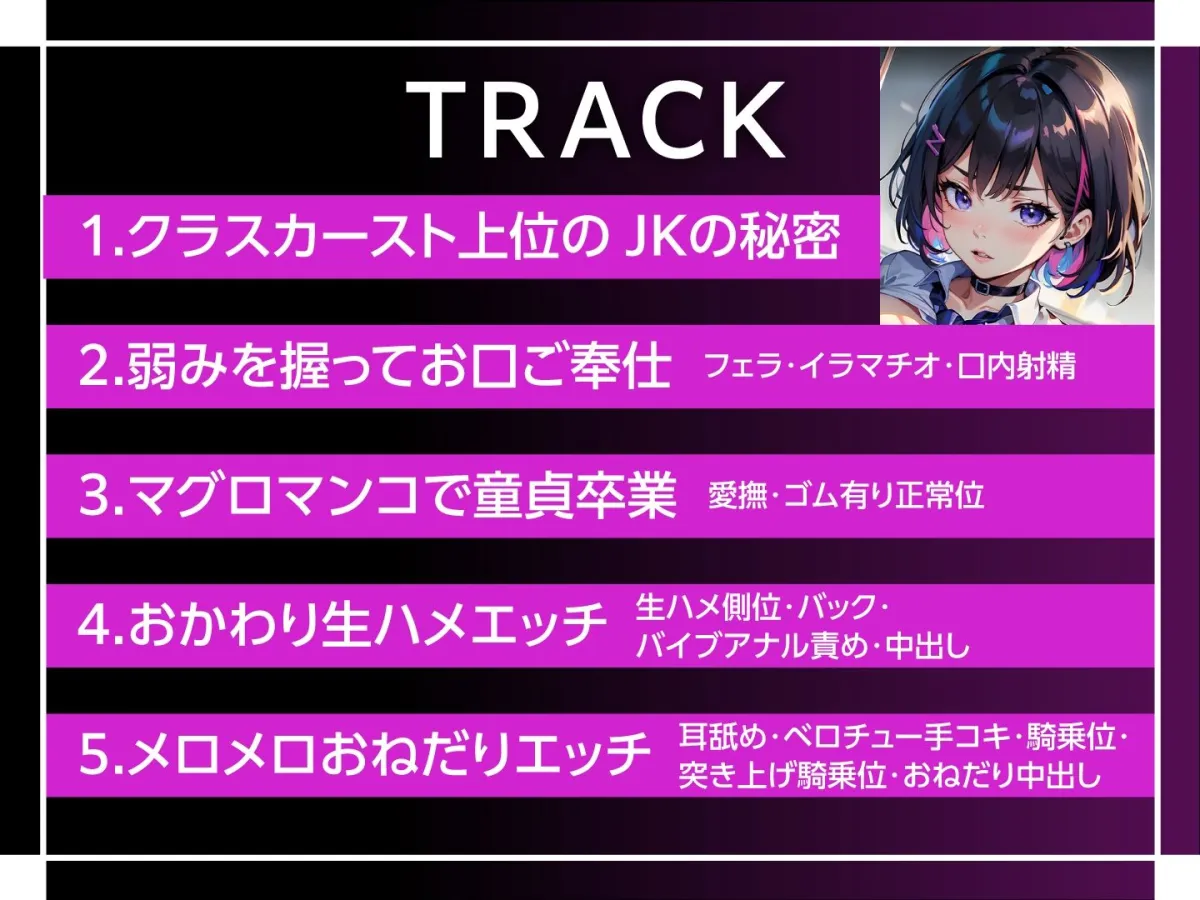 クールJKを媚び媚びセフレ化 〜俺をゴミ扱いする女の弱みを握ったら〜