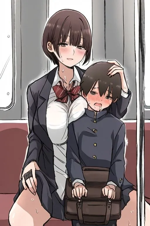 年下の性癖を歪ませるまで降りれない電車