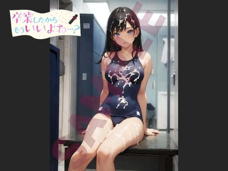 卒業したからもういいよね…？ スク水ぶっかけ編