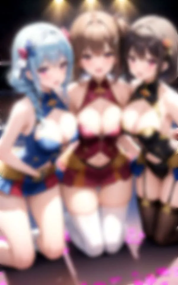 淫乱アイドル大集合！バイブ挿入しながらライブ！？ライブ後は・・・