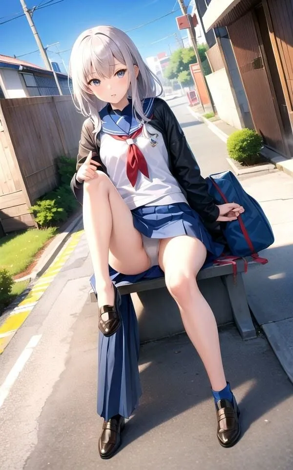 貧乳家出少女のパンモロ 性欲丸出しエッチなアピール