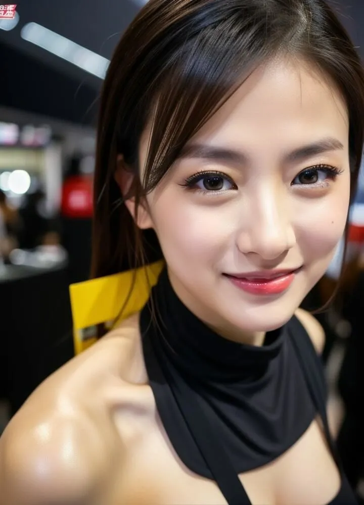 モーターショーも美乳を厳選