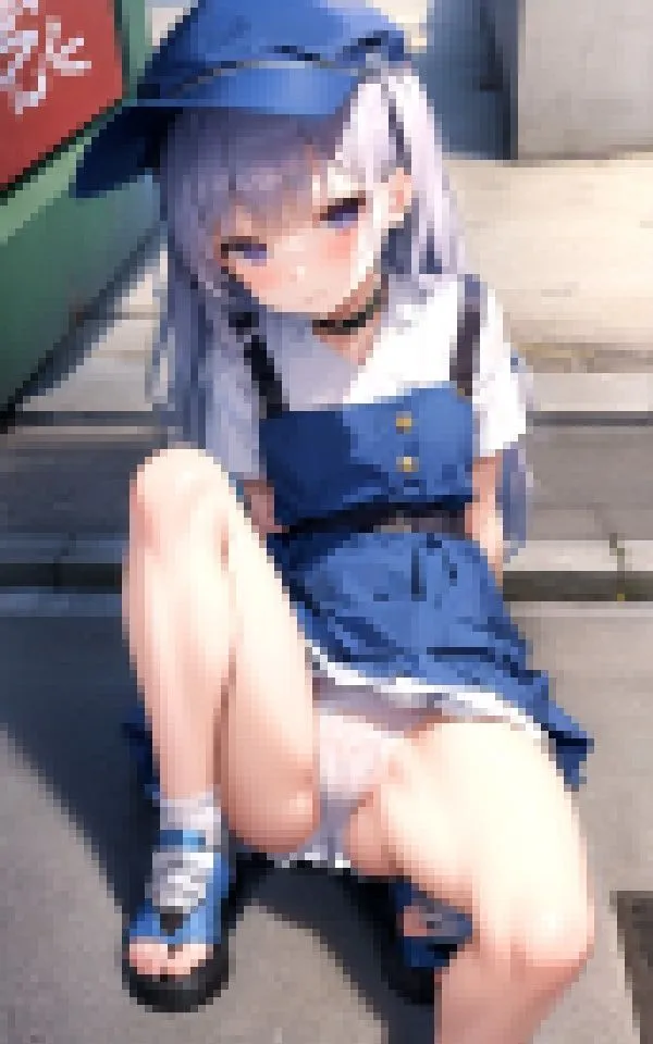 いきなりパンチラ露出