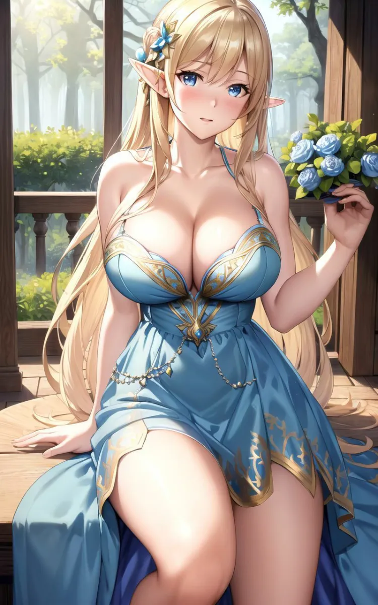 【超高画質グラビア写真集】清楚エルフの写真集。ぬきの50枚〜1巻〜