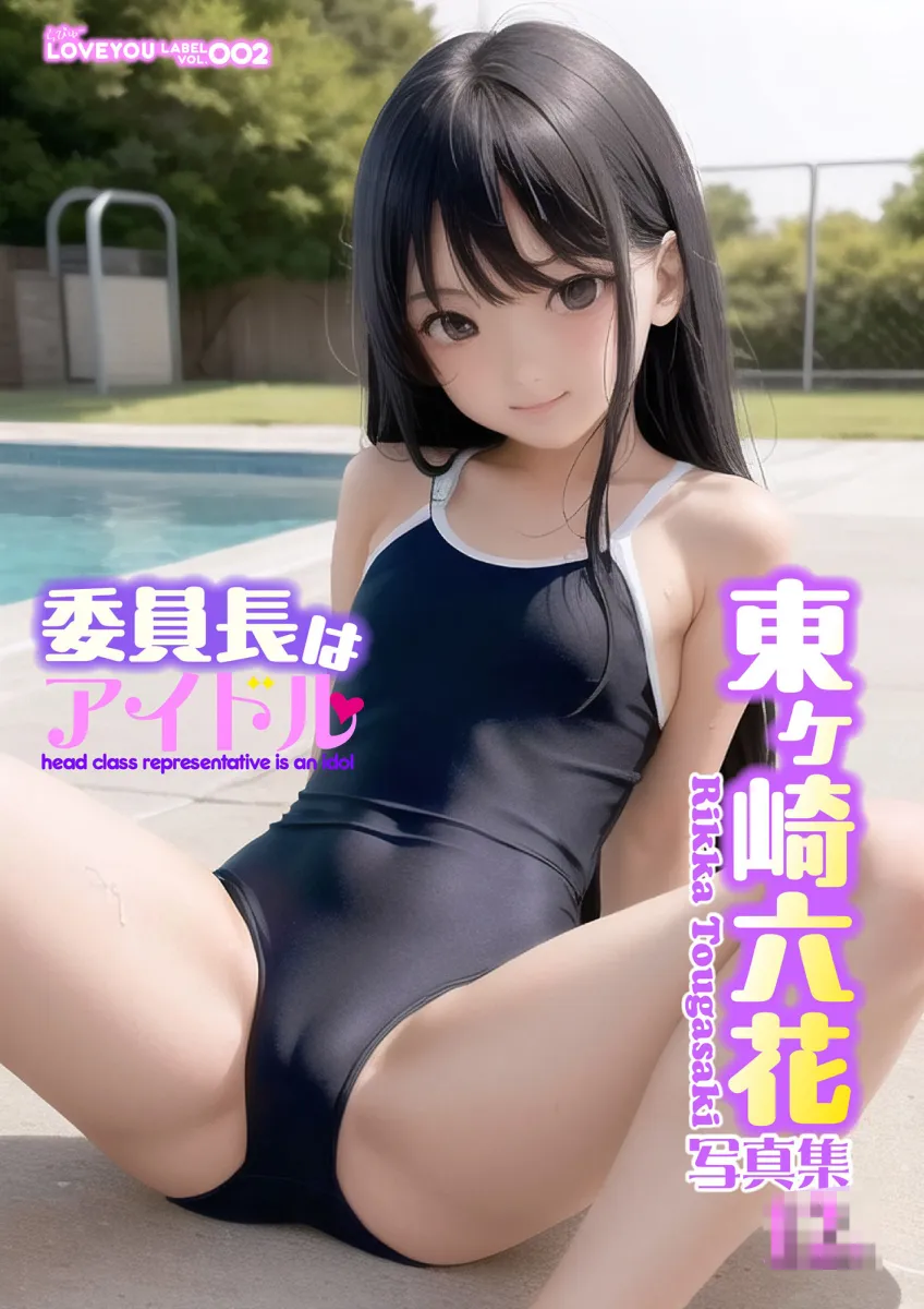 JSアイドル写真集 東ヶ崎六花 委員長はアイドル ＋裏画像 【LOVEYOU LABEL VOL.02】