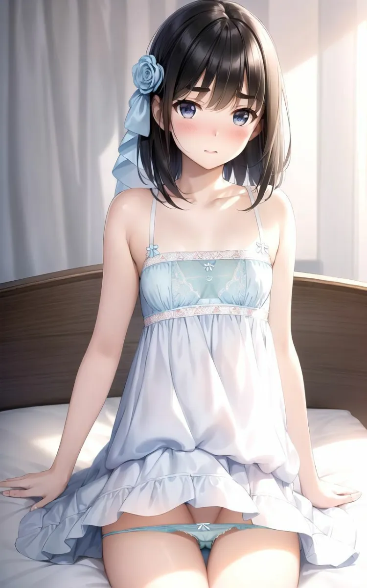 【超高画質グラビア写真集】黒髪美少女の下着。かわいい50枚〜1巻〜