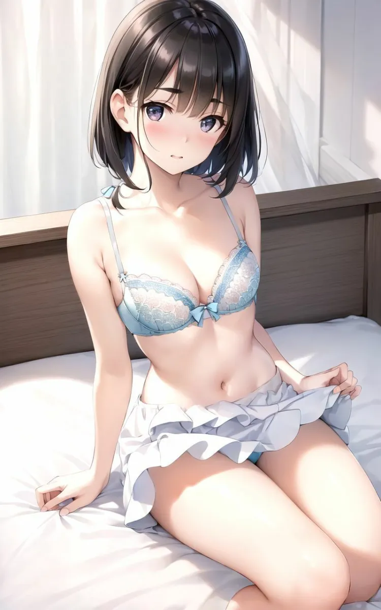 【超高画質グラビア写真集】黒髪美少女の下着。かわいい50枚〜3巻〜