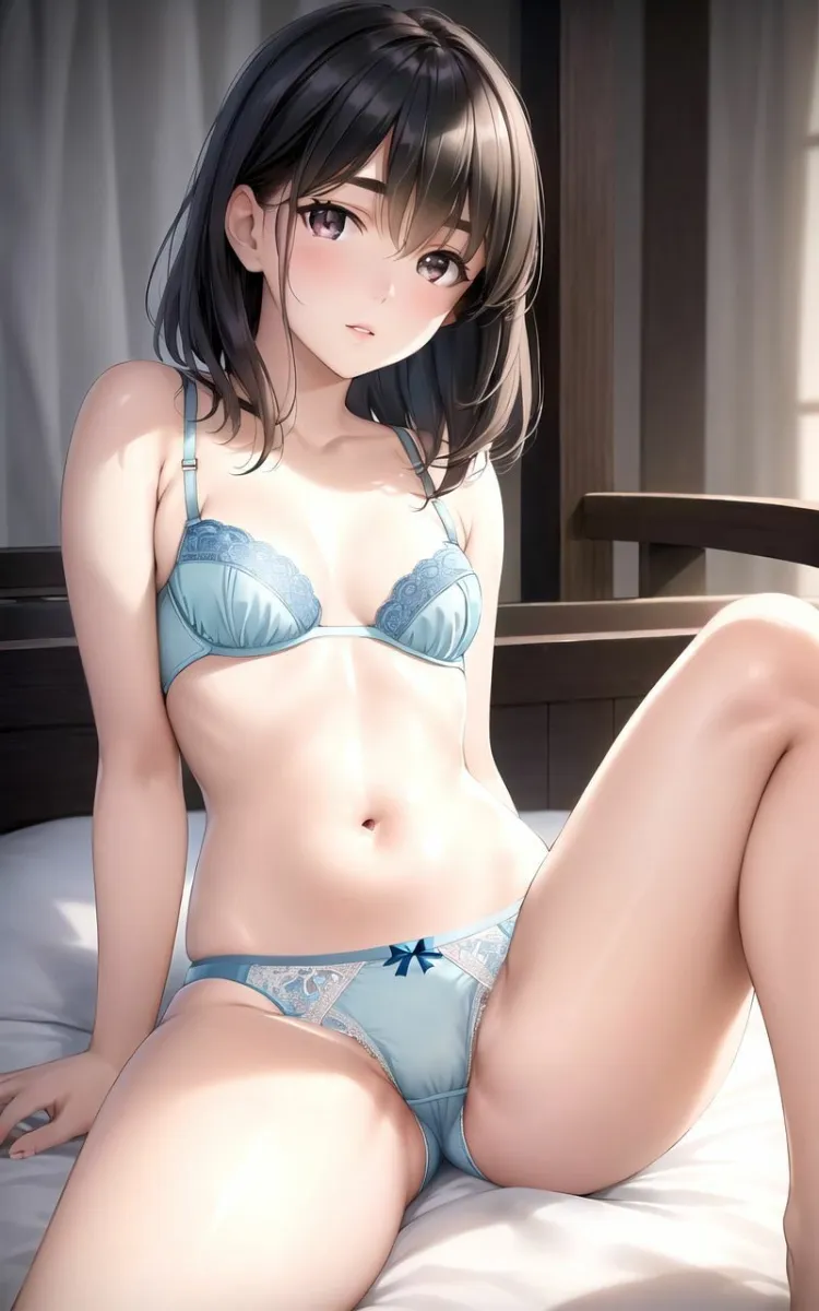 【超高画質グラビア写真集】黒髪美少女の下着。かわいい50枚〜4巻〜