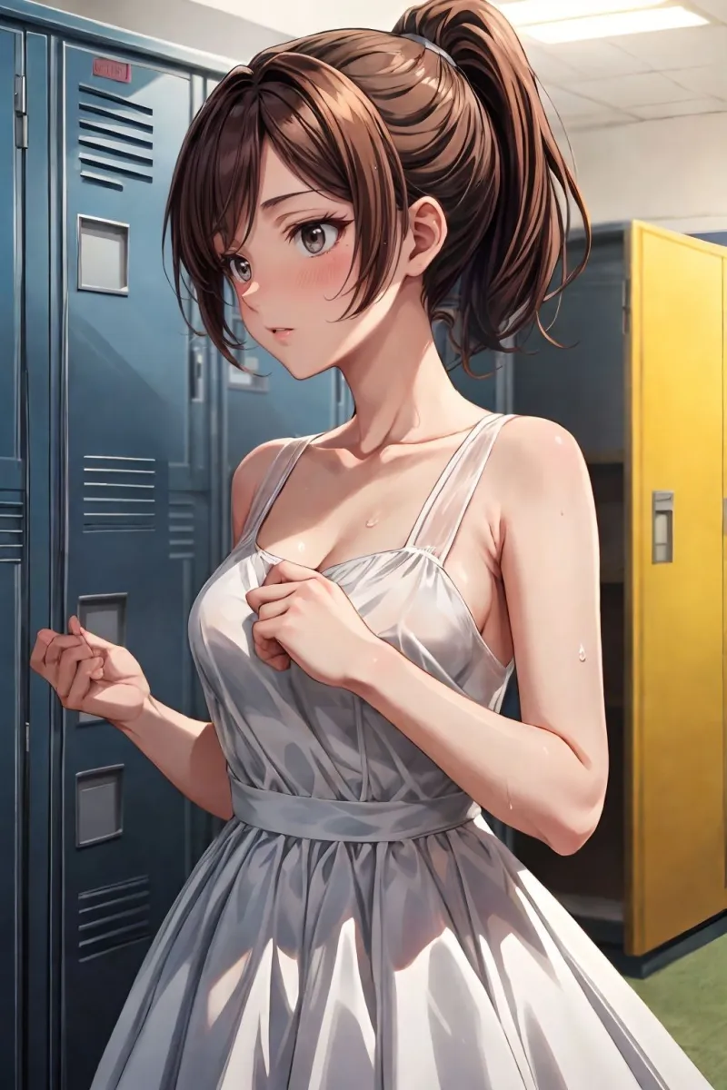 練習終わりのテニス部1